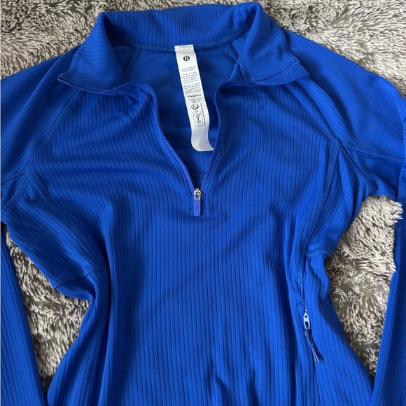 Lululemon - It’s Rulu Ribbed Cropped Half Zip - Picture 2 of 5